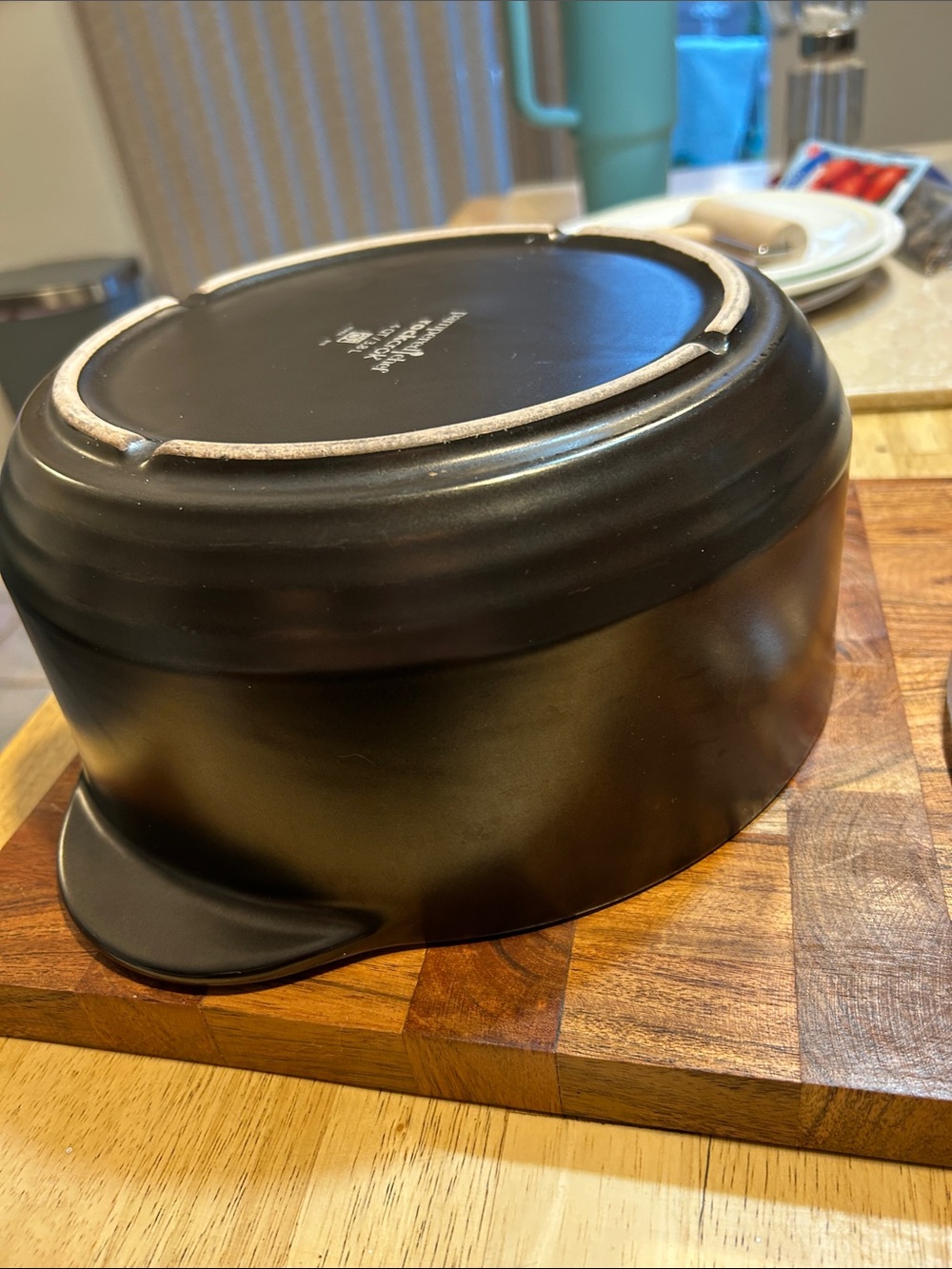 Pampered Chef Rockcrok  Dutch Oven with Glass Lid - Picture 4 of 7